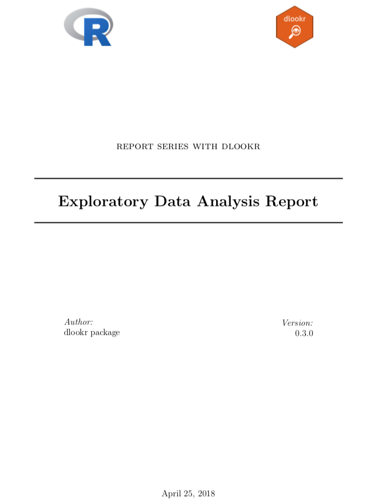EDA report cover